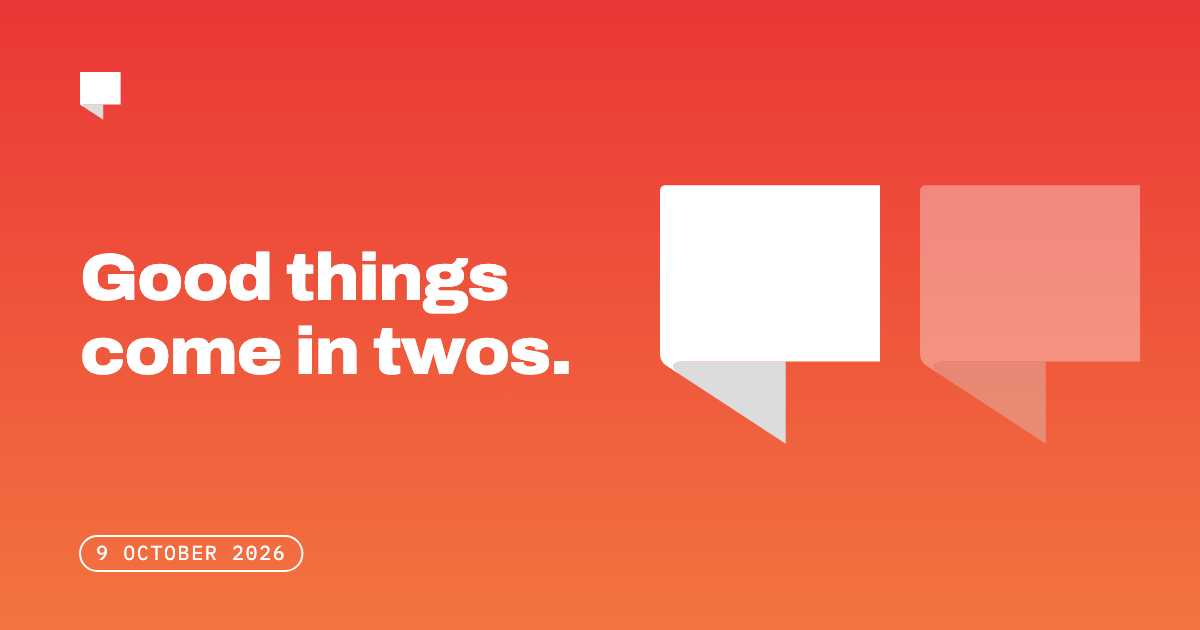 Good things come in twos